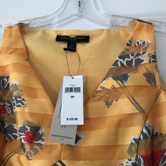 Banana Republic Factory Petite Yellow Dress - Picture 3 of 6